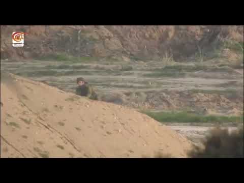 Lebanese TV Airs Footage of Gaza Sniper Shooting IDF Officer in Helmet