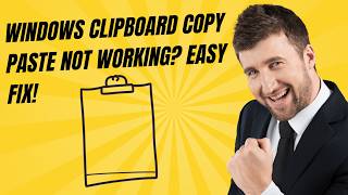 Windows Clipboard Copy Paste Not Working? Easy Fix! How To Fix Copy Paste Not Working In Windows 11 2026 Easy Fix