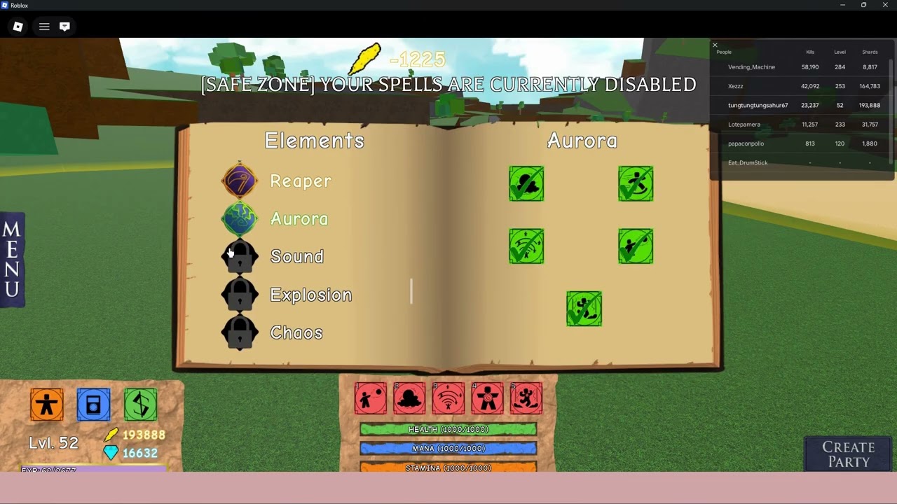 getting every element in elemental battlegrounds