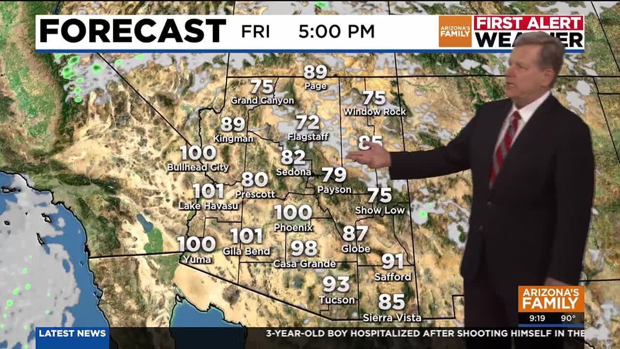 Triple digits for the weekend in Phoenix - YouTube