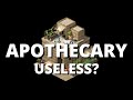 Are apothecaries useless apothecary explained  stronghold crusader