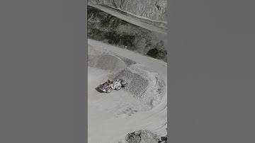 The process of our quarry#excavator #wheelloader #screener #aggregates #tipper