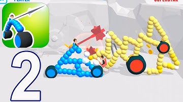 Draw Joust  - Gameplay Walkthrough Part 2 - Levels 21 - 40(iOS, Android)