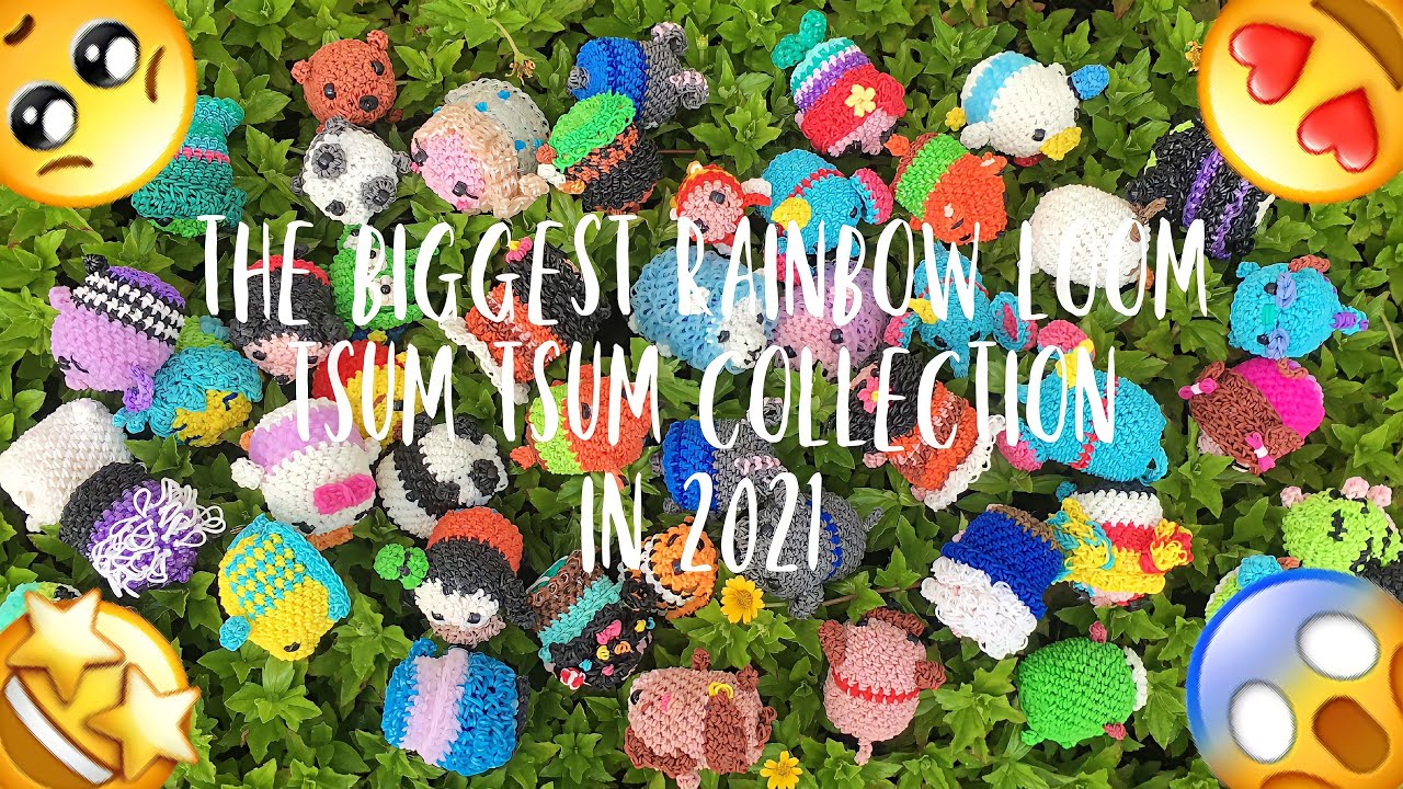 Моя ОГРОМНАЯ коллекция цум-цумов Rainbow Loom🤩✨