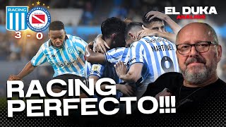 RACING PERFECTO - Racing Vs. Argentinos Jrs. (3-0) - ELDUKA