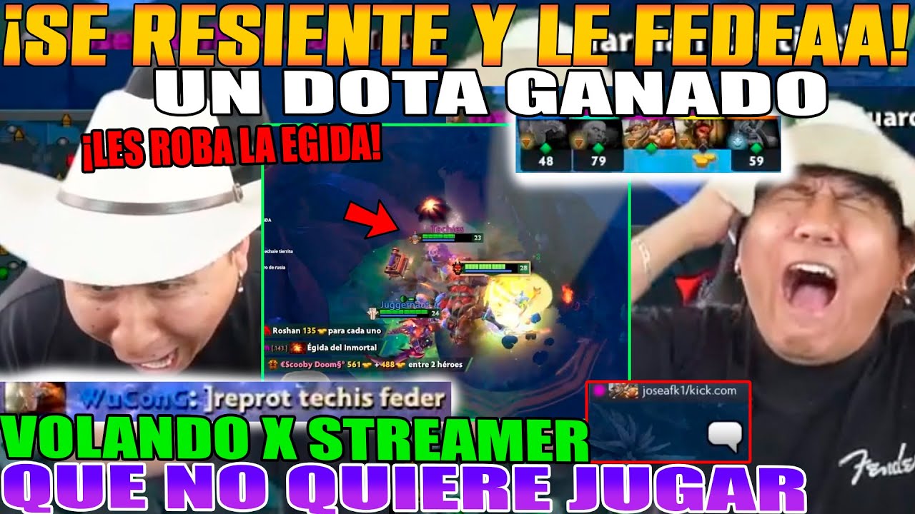 SE RESIENTE Y LE FEDEA DOTA GANADO!! MACARIUS VOLANDO X STREAMER QUE YA NO QUIERE JUGAR DOTA 2