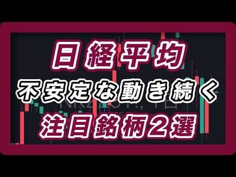 日経平均　不安定な動き続く　注目銘柄2選　サンコール・QDレーザ