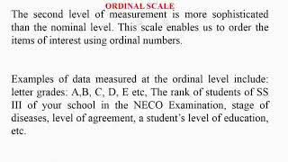 UNIT 4 EDU821 STATISTICAL METHOD 1