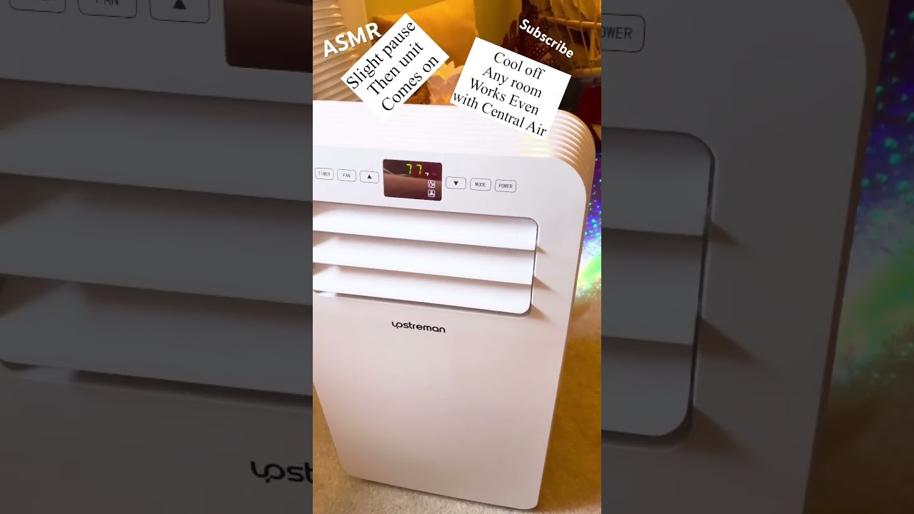 UPSTREMAN PORTABLE AIR CONDITIONER UNIT HOW TO SET UP & OPERATE HOW IT WORKS 