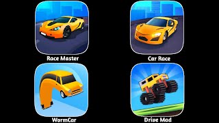 Race Master, Car Race, Worm Car, Drive Mad - iOS android Gameplay Walkthrough  screenshot 5
