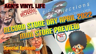 Record Store Day : April 2022 : Mini Preview & Store Visit VLog : Vinyl Community