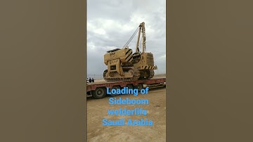 Loading of sideboom. #heavyequipment #sideboom
