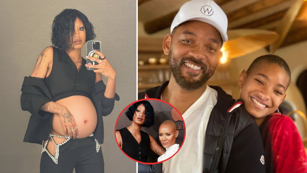 Will Smith and Jada Pinkett's Daughter Willow Is Pregnant At 24 and She Shows Her Growing Baby Bump - YouTube