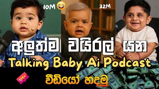 How To Make Talking Baby Ai videos in Sinhala | Create Talking Baby Podcast Video | 2025 screenshot 4