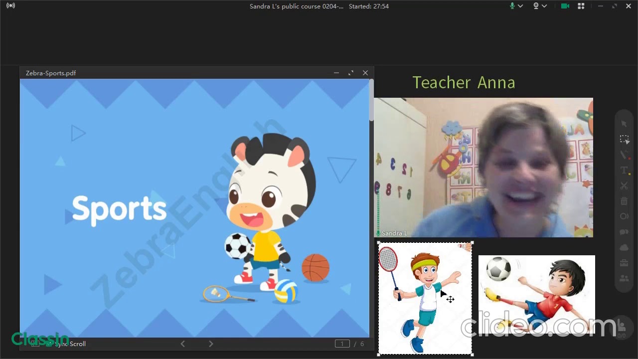 Zebra English   Sports