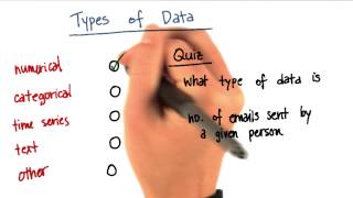 Types of Data Quiz 5 - Intro to Machine Learning