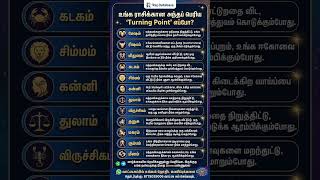 உங்க ராசிக்கான பெரிய 'Turning Point' எப்போ வரும்? 😱 | Zodiac Signs | Raj Database #astrology