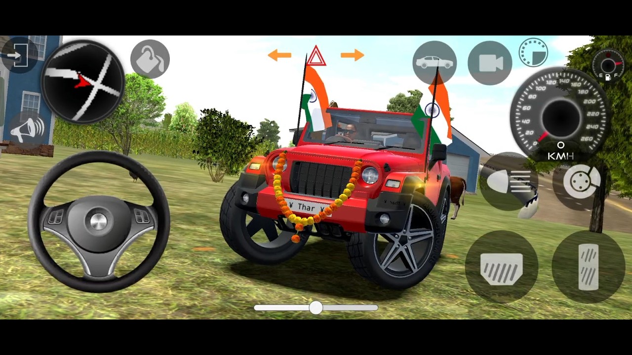 Modified Mahindra Thar😈Games:Indian Red Thar (Gadi Wala Games) Car Game Android Game - #2026