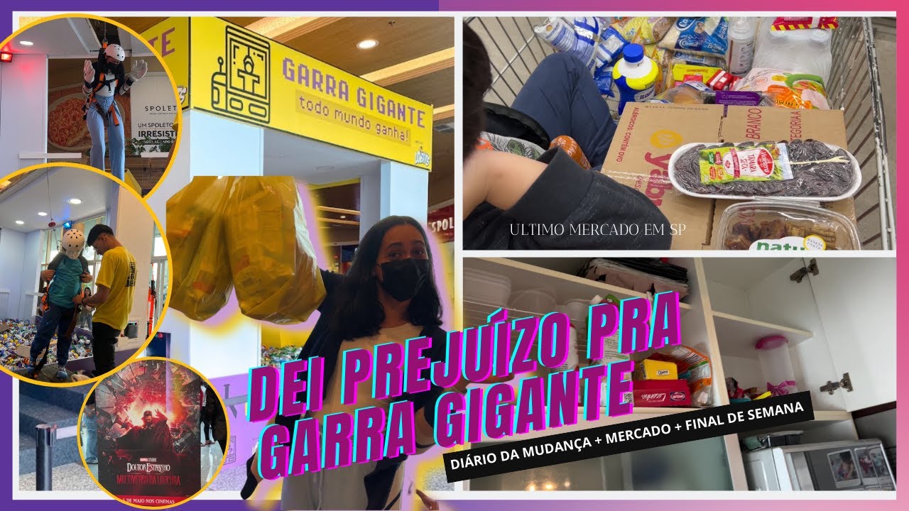 Aproveitamos o FDS para descansar da Mudança | Garra Gigante | Kellem ...