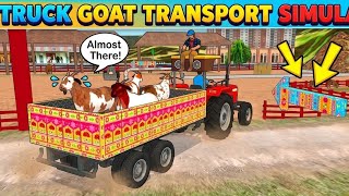 Delivering Goats to the Farm! 🐐 | Desi Truck Goat Transport Simulator! screenshot 4