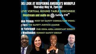 Reopening America's Workplace Virtual Roundtable Part 2