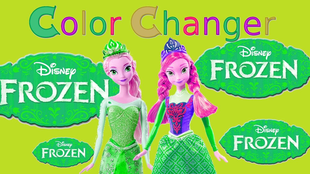Frozen Anna & Elsa - Color Changing - YouTube