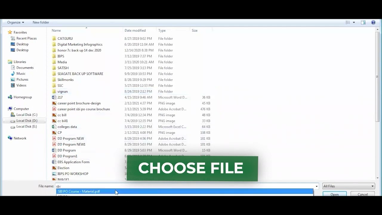 EDZE Management Software - How to Add a Course Material
