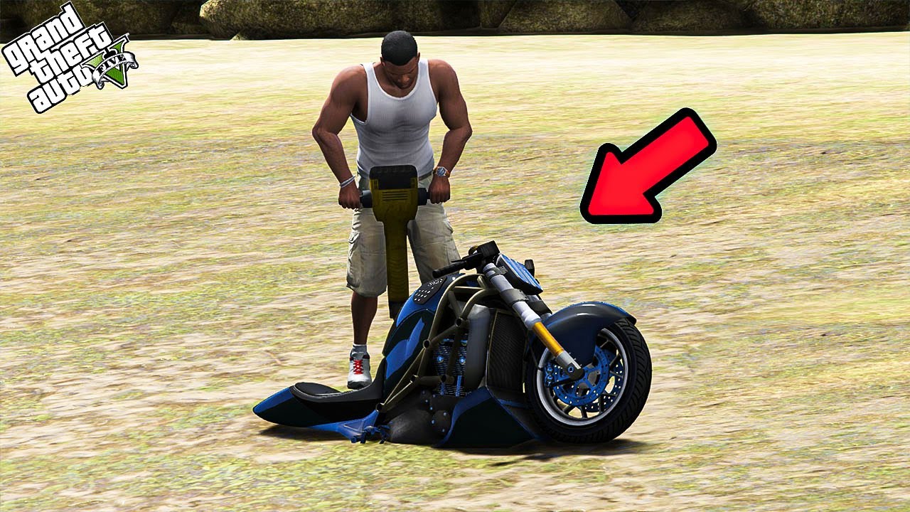GTA 5 : Franklin Found Secret Buried Super Bike in GTA 5