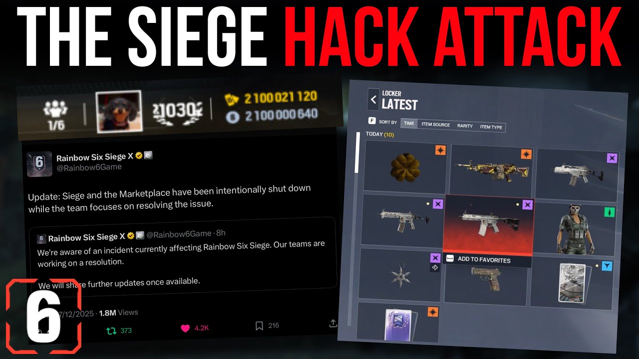 The Rainbow Six Siege Hacker attack explained.