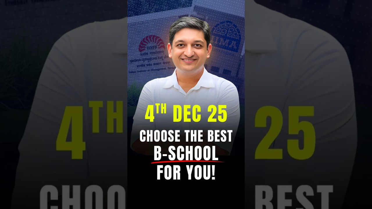 Exclusive B-School Selection Program | Choose the Best MBA Colleges with us | Shashank Prabhu