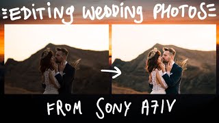 Editing Sony A7IV wedding photos in Lightroom with commentary (FREE part of my editing masterclass) screenshot 5