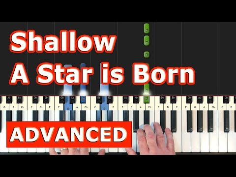 shallow---lady-gaga---piano-tutorial-easy---(a-star-is-born)---sheet-music-(synthesia)