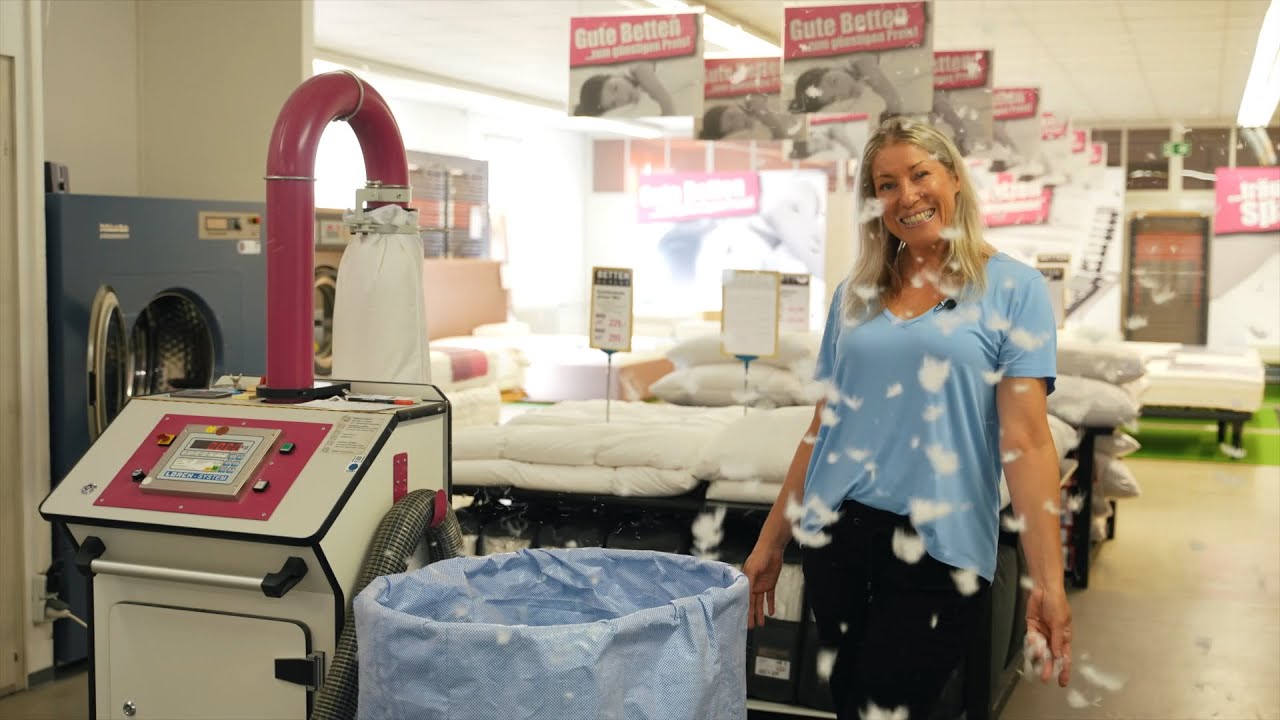 Umarbeitung von Daunendecken und Daunenkissen 🪶