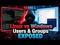 Linux vs Windows: The Secret to Users & Groups! (Class 4)