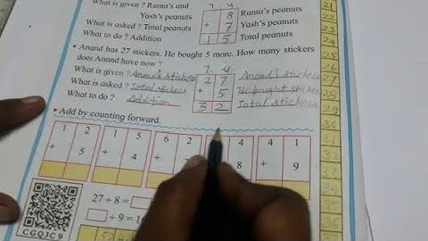 Mathematics, Std 2nd| Topic- Addition by counting forward | English Medium | Maharashtra State Board