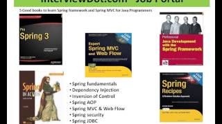 Five books to learn Spring framework and Spring MVC for Java Programmers