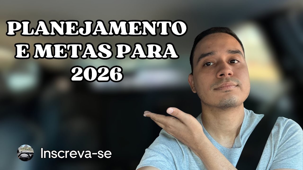 PLANEJAMENTO PARA 2026 NA UBER/99 VOCÊ JÁ FEZ O SEU?