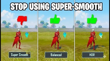 STOP USING *SUPER SMOOTH* GRAPHICS IMMEDIATELY ❌ HOW TO SPOT ENEMIS IN PUBGM/BGMI 4.0 UPDATE