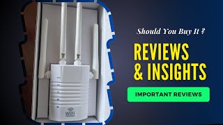 the AOOEPU AOOEPU-0617-3 WiFi Extender | Reviews Summary