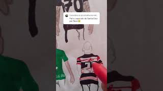 Desenhando Jogadores De Futebol Caça Rato Do Santa Cruz