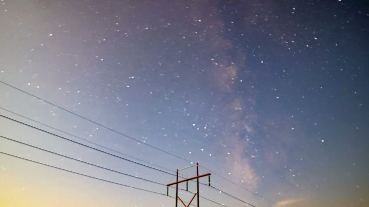4k Night Time Lapse of Perseids Meteor Shower 2025 from near Eminence, Mo using Canon 2000D