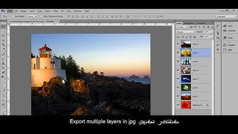 How to batch saving layers as individual jpeg