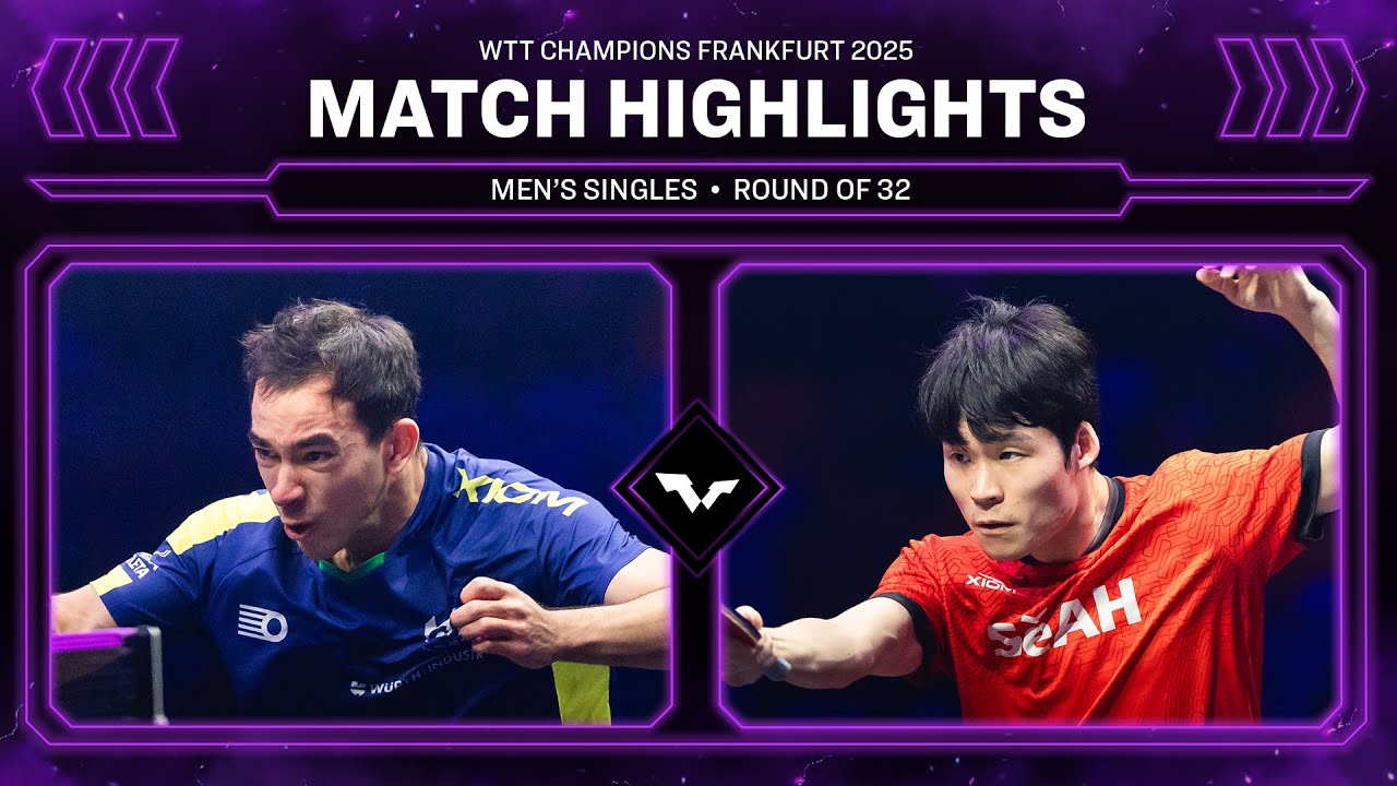Hugo Calderano vs Jang Woojin | MS R32 | 