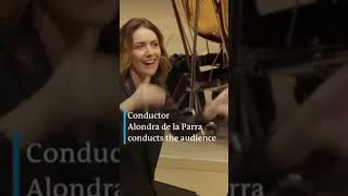 When The  Conductor Conducts The Audience choir