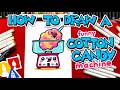 How To Draw A Cotton Candy Machine