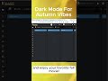Get Cozy with Dark Mode #darkmode