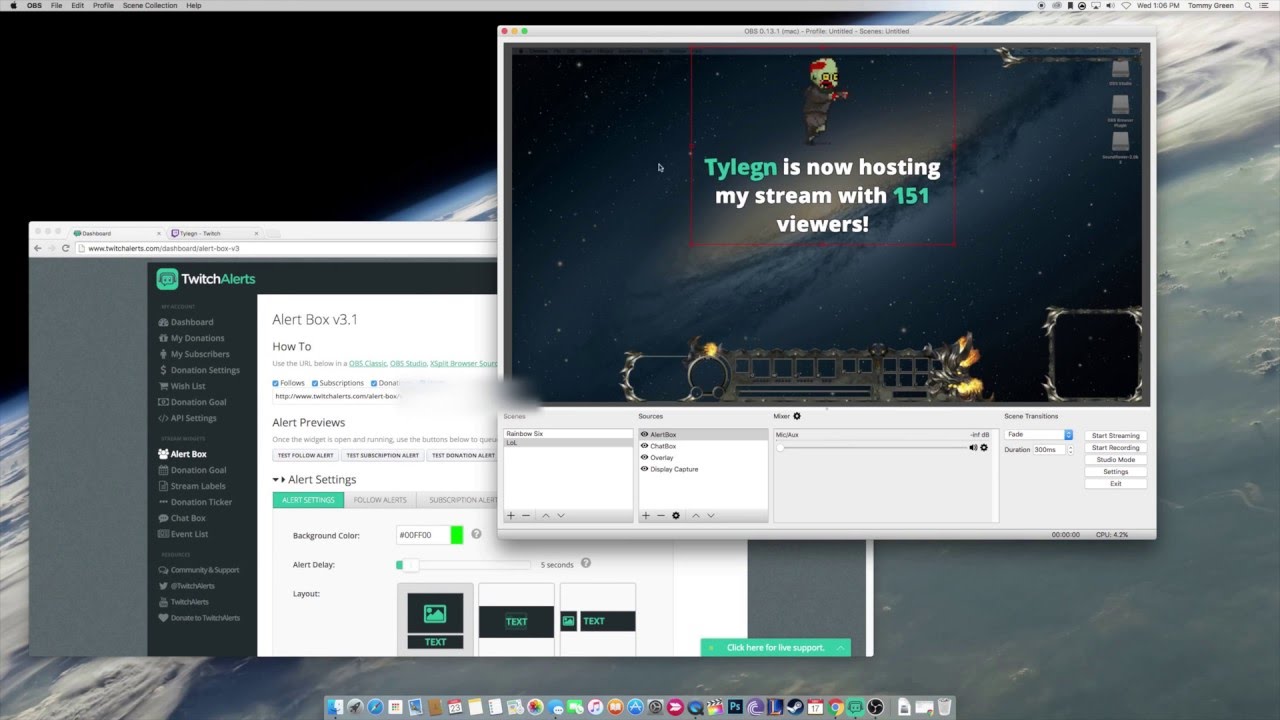 In Depth How To Setup Obs Studio With Overlays And Twitchalerts Youtube