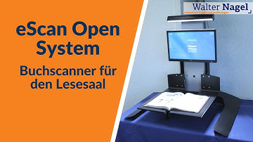 eScan Open System - Buchscanner für den Lesesaal