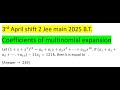 Let (1+x+x^2 )^10=a_0+a_1 x+a_2 x^2+⋯+a_20 x^20. If (a_1+a_3+a_5+⋯.+a_19 )-11a_2=121k, then k #pyq