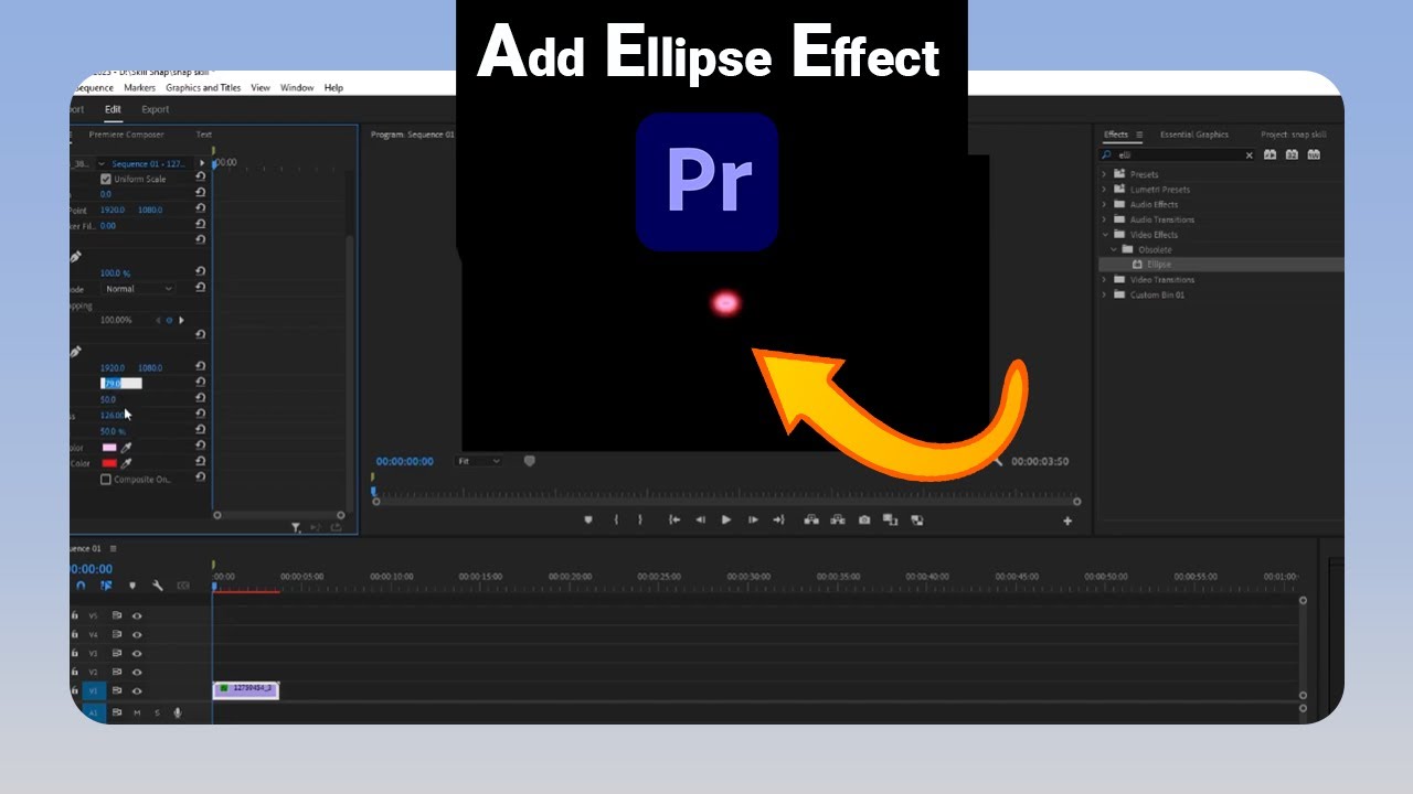 How to Add Ellipse Effect on Premiere Pro [NEW] - YouTube